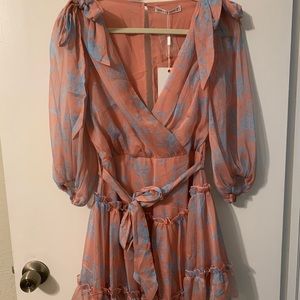 NWT! Saints and Secrets long sleeve mini dress